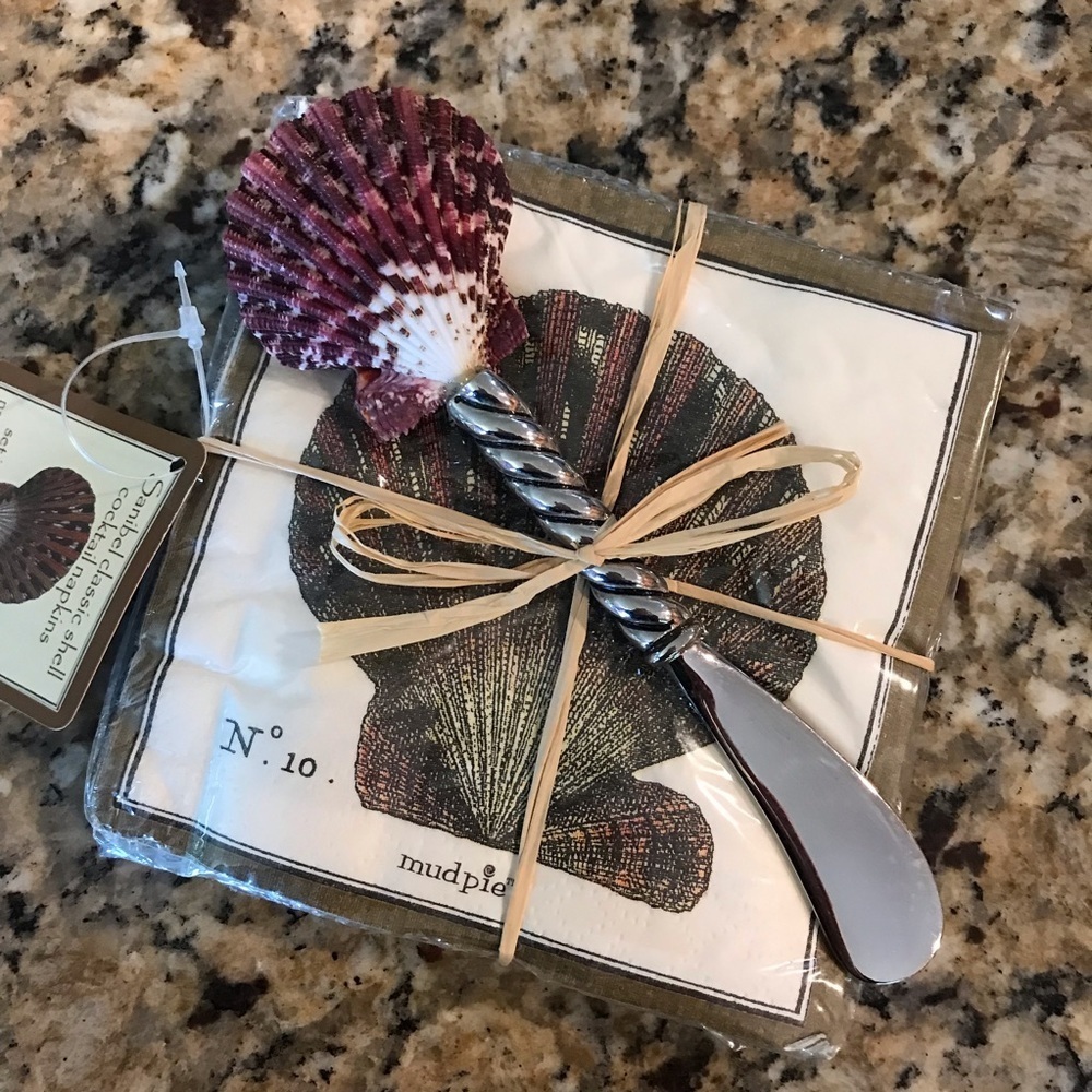 🐚Shell Spreader & Napkins